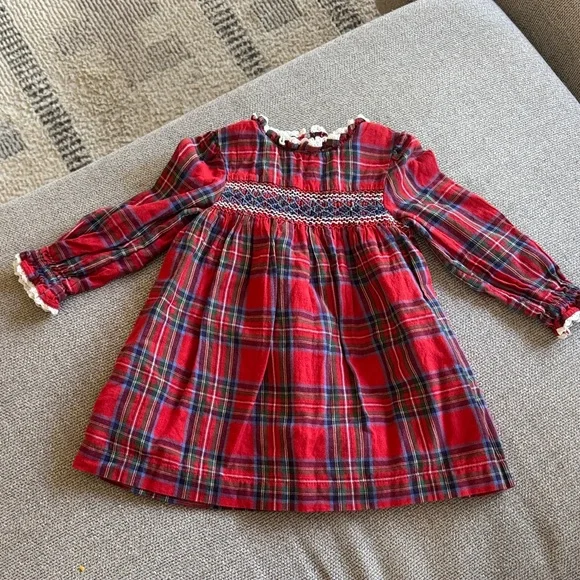 Mini Boden | Dresses | Mini Boden Red Plaid Kids Formal Dress | Poshmark